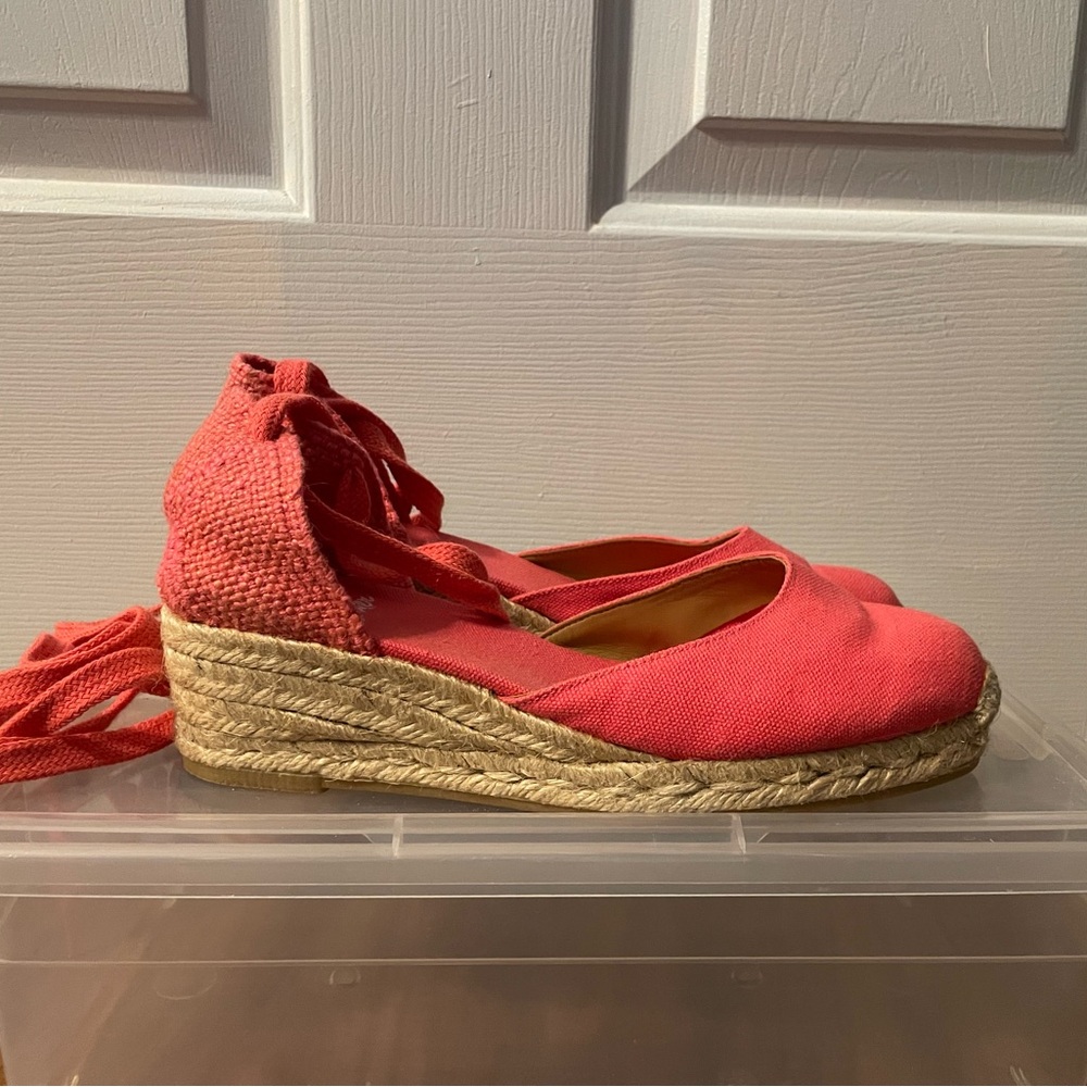 Castaner Pink Espadrilles with Jute Sole